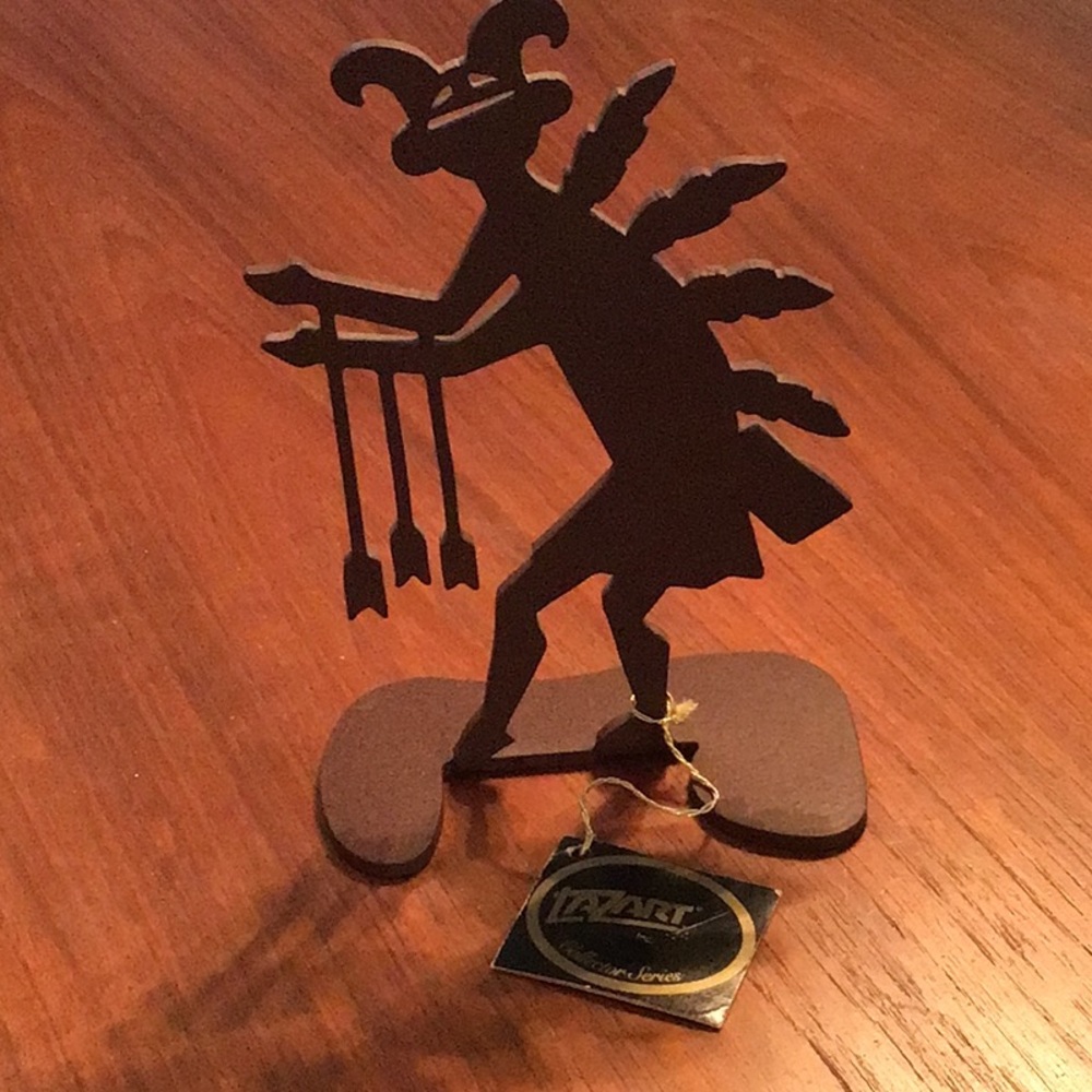 Lazart Metal Humpbacked Yei Sculpture